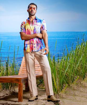 Sienna twilight habutai silk shirt 3