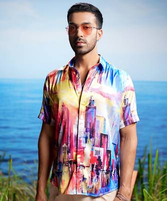 Sienna twilight habutai silk shirt 4