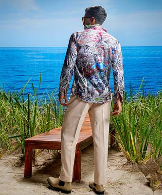 Verona symphony habutai silk shirt 4