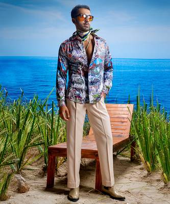 Verona symphony habutai silk shirt 5