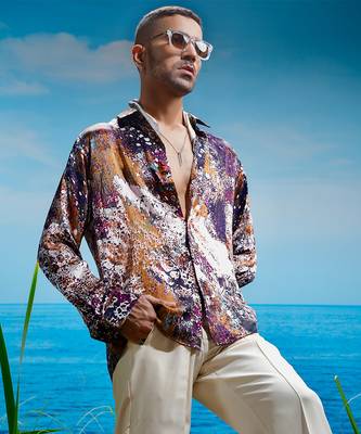 Seraphic cascade habutai silk shirt 3
