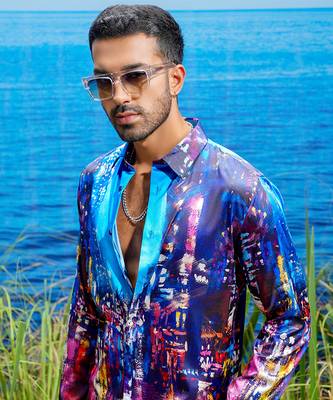 Vienna prism habutai silk shirt 4