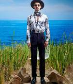 Eclipse whisper habutai silk shirt