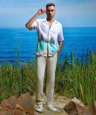 Whispering valley linen cuban shirt 1