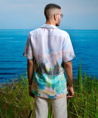 Whispering valley linen cuban shirt 2