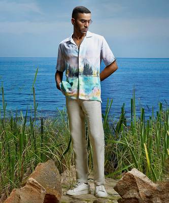 Whispering valley linen cuban shirt 3