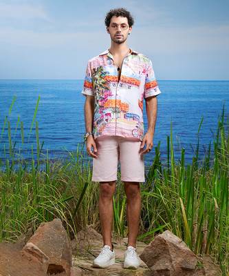 Sunset boulevard cuban linen shirt 1