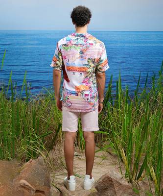 Sunset boulevard cuban linen shirt 4
