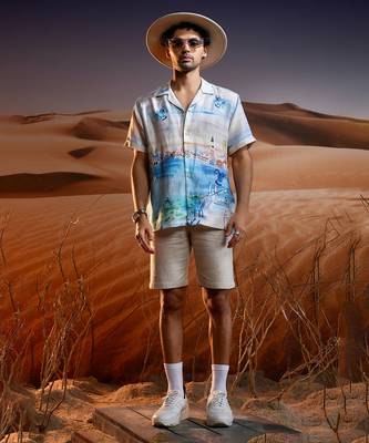 Marina serenity linen cuban shirt 1