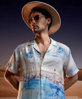 Marina serenity linen cuban shirt 4