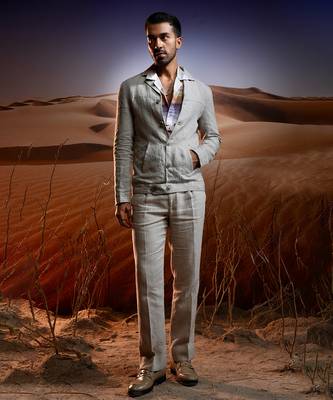 Sahara breeze linen trucker jacket 1