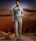 Sahara breeze linen trucker jacket