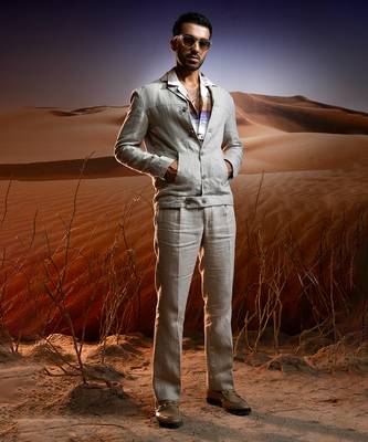 Sahara breeze linen trucker jacket 4