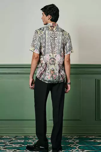 Shogun   s oasis habutai silk shirt