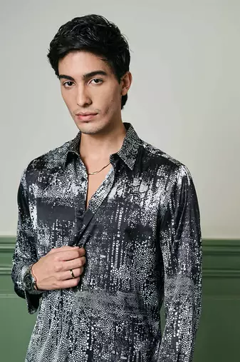 Eclipse harmony habutai silk shirt