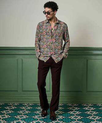 Fleur euphoria habutai silk shirt 1
