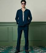 Navy lachka knitted co-ord set