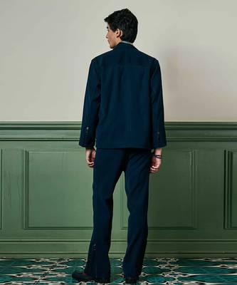 Navy lachka knitted co-ord set 3