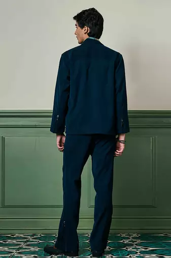 Navy lachka knitted co-ord set