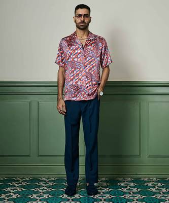 Mirage rhapsody habutai silk shirt 1