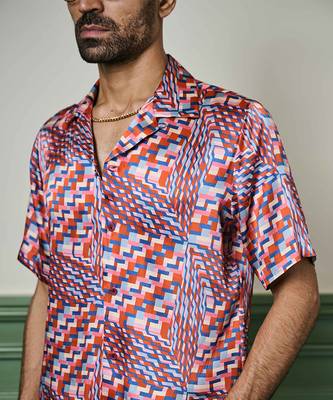 Mirage rhapsody habutai silk shirt 3