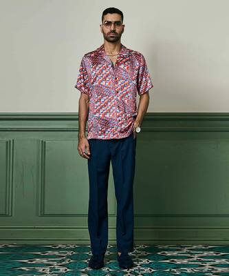 Mirage rhapsody habutai silk shirt 4