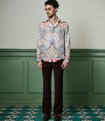 Arcadian dreams habutai silk shirt