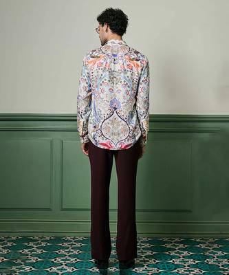Arcadian dreams habutai silk shirt 3