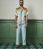 Apollo’s muse habutai silk shirt