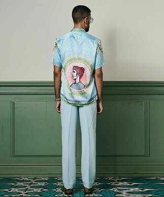 Apollo   s muse habutai silk shirt 4