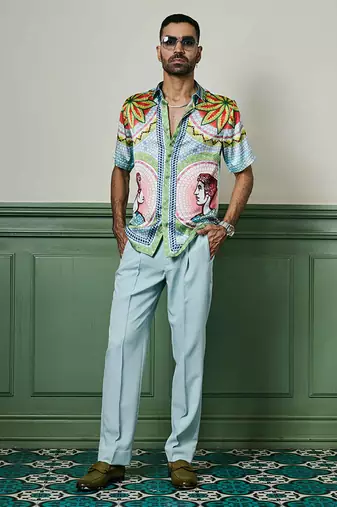 Apollo   s muse habutai silk shirt