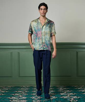 Mystic terrain habutai silk shirt 1