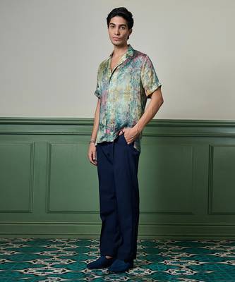Mystic terrain habutai silk shirt 3