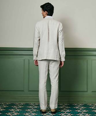 Desert mirage linen safari suit 3