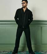 Black lachka knitted co-ord set