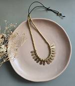 Horseshoe halo necklace