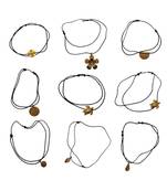 Fashion stylish women's black thread anklets with oxidised beads rope wrist band random combo pack (combo of 15)