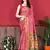 Pink Paithani Silk blend Printed Saree 