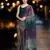 multi georgette sequins saree with unstitched blouse