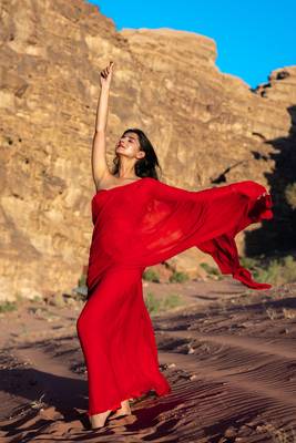 red ready made saree with stitched blouse 1