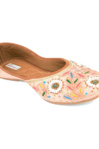 peach pearl flats