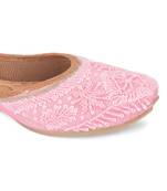 Baby pink pearl   flats