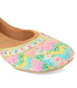 Grey multicolour flats