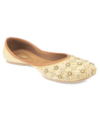 Gold dabka work flats 2