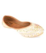 White dabka flats