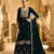 TEAL GREEN VELVET SHARARA SALWAR SUIT