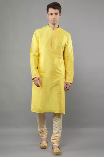 Manish creations men's floral pattan ethnic kurta sets with nehru jacket