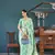 Sea Green Organza Ethnic Motifs Thread Design Zari Saree With Blouse