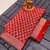 Red Kolkata Viscose Gharchola Saree
