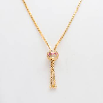 Gold plated american diamonds pendants 2